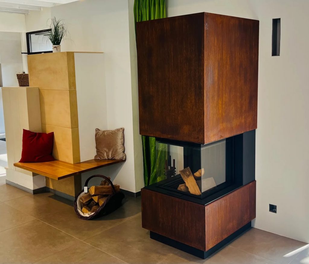 Ausstellung für Kamin Beratung Ludwigshafen mit Designkaminen